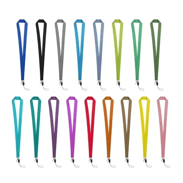 3/4" Full Color Dye Sublimation Phone Lanyard W/ Hook