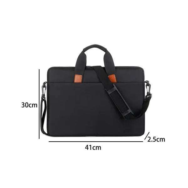 15.6 Inch Slim Water-Resistant Laptop Briefcase Shoulder Bag