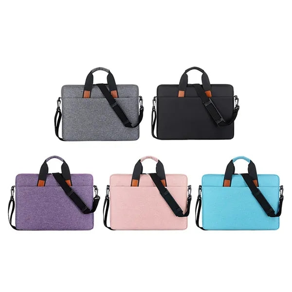 15.6 Inch Slim Water-Resistant Laptop Briefcase Shoulder Bag