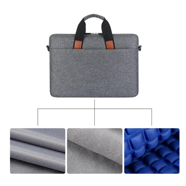 15.6 Inch Slim Water-Resistant Laptop Briefcase Shoulder Bag