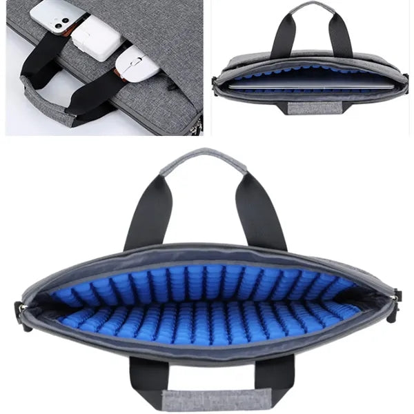 15.6 Inch Slim Water-Resistant Laptop Briefcase Shoulder Bag