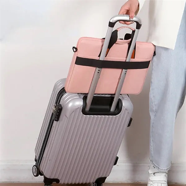 15.6 Inch Slim Water-Resistant Laptop Briefcase Shoulder Bag
