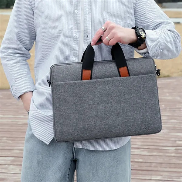 15.6 Inch Slim Water-Resistant Laptop Briefcase Shoulder Bag