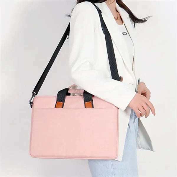 15.6 Inch Slim Water-Resistant Laptop Briefcase Shoulder Bag