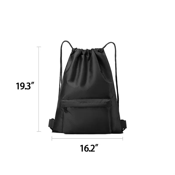 Lightweight Drawstring Backpack Sports Travel Carry