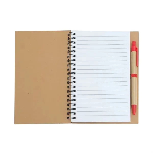 Eco Inspired Spiral Notebook & Pen