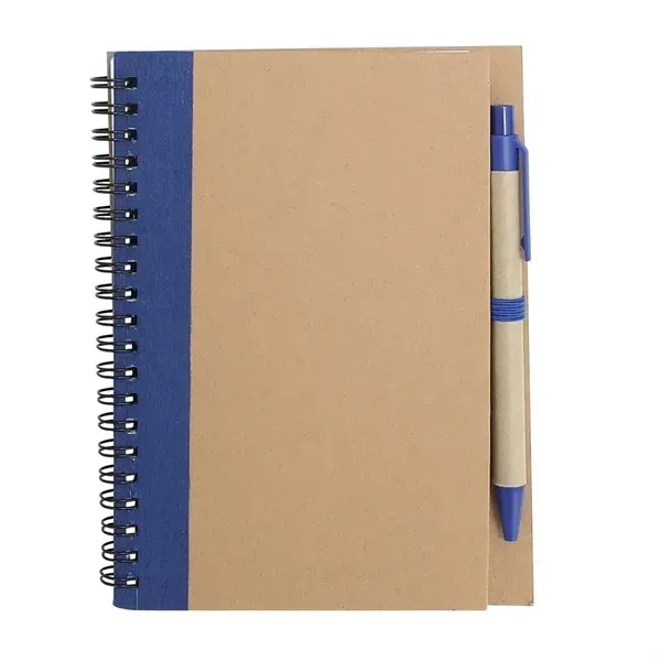 Eco Inspired Spiral Notebook & Pen