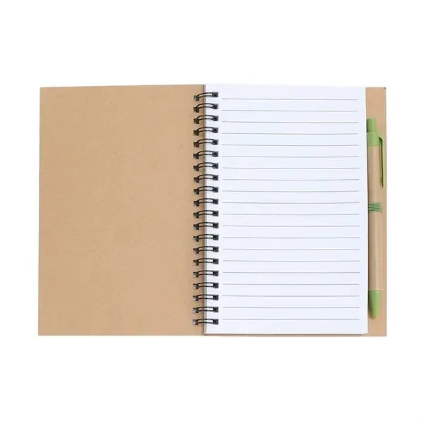Eco Inspired Spiral Notebook & Pen