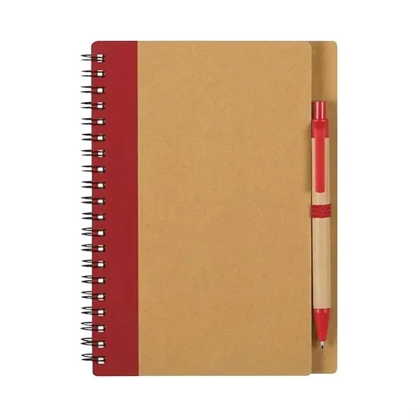 Eco Inspired Spiral Notebook & Pen