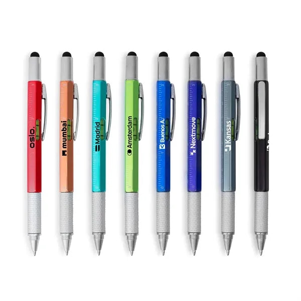 7-in-1 Tool Kit Stylus Metal Twist Pen