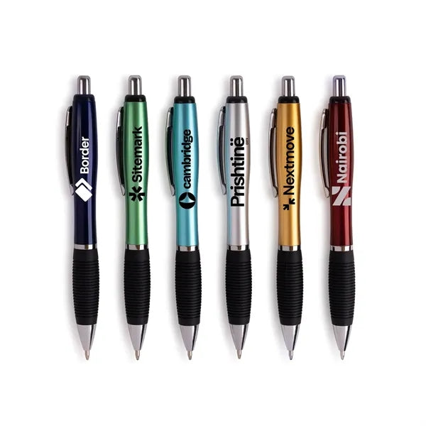 El-Gripper Click Pen - Silver Accents