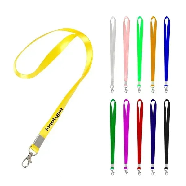 Silkscreen Polyester Lanyard Lobster Claw