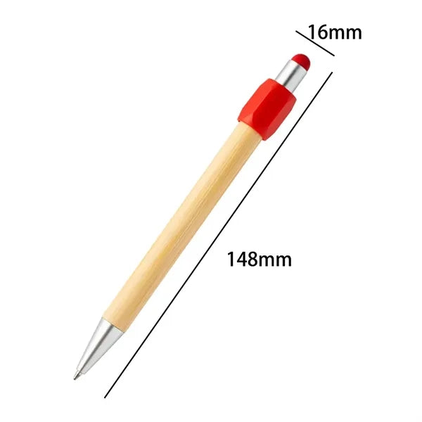 Bamboo Fidget Spinner Ballpoint Pen