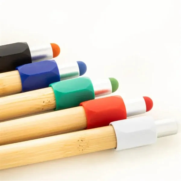 Bamboo Fidget Spinner Ballpoint Pen