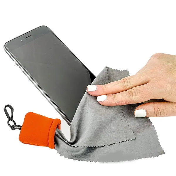 Outdoor Foldable Eyeglass Cloth Keychain