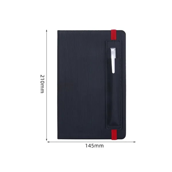 A5 Size Notebook with Pen Holder and Elastic Band