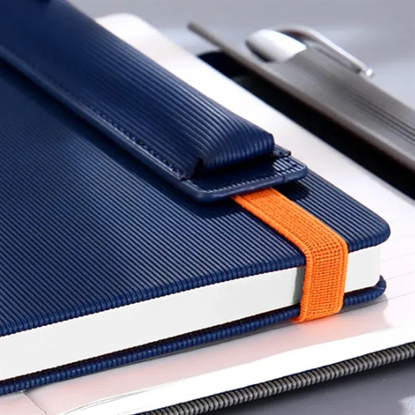 A5 Size Notebook with Pen Holder and Elastic Band