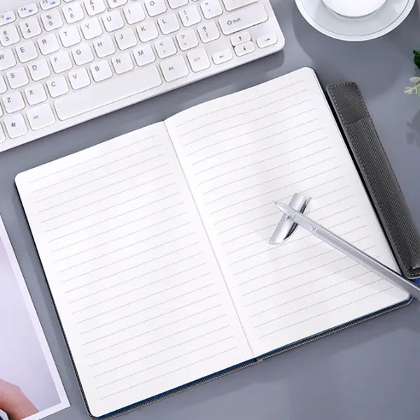 A5 Size Notebook with Pen Holder and Elastic Band