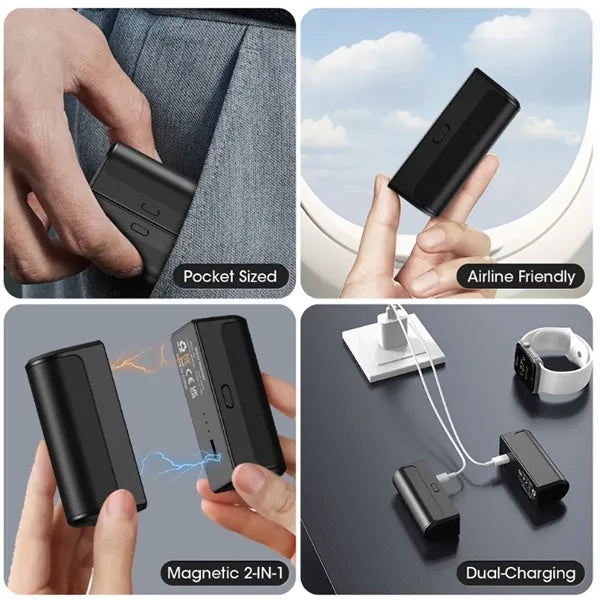 Compact Portable Power Bank with Large Capacity