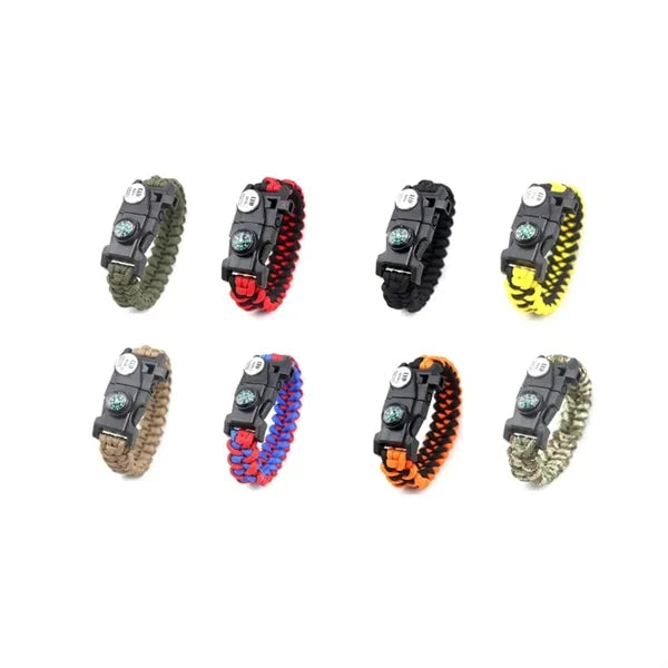 Adjustable Paracord Survival Bracelet