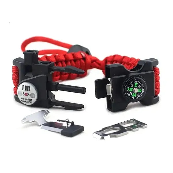 Adjustable Paracord Survival Bracelet