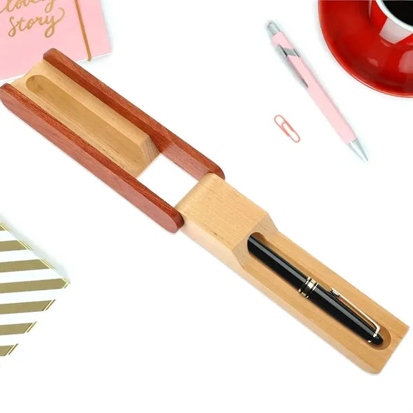Beech Wood Folding Pen Gift Box Stand