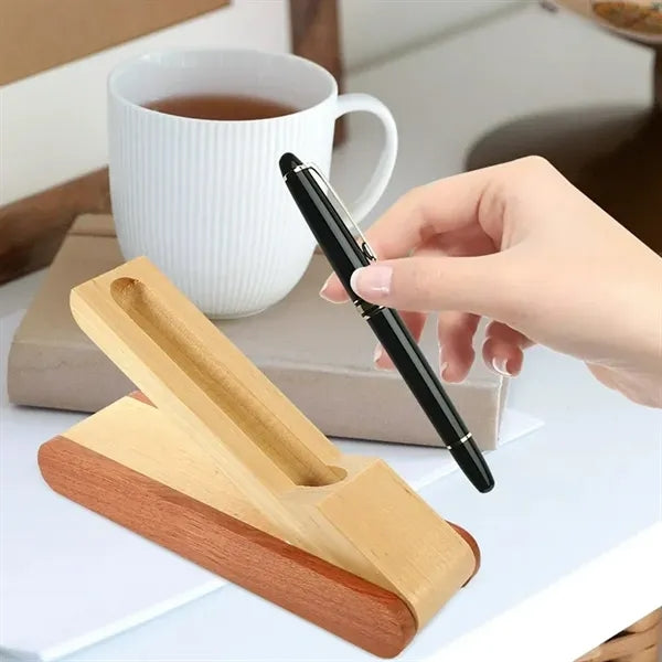 Beech Wood Folding Pen Gift Box Stand
