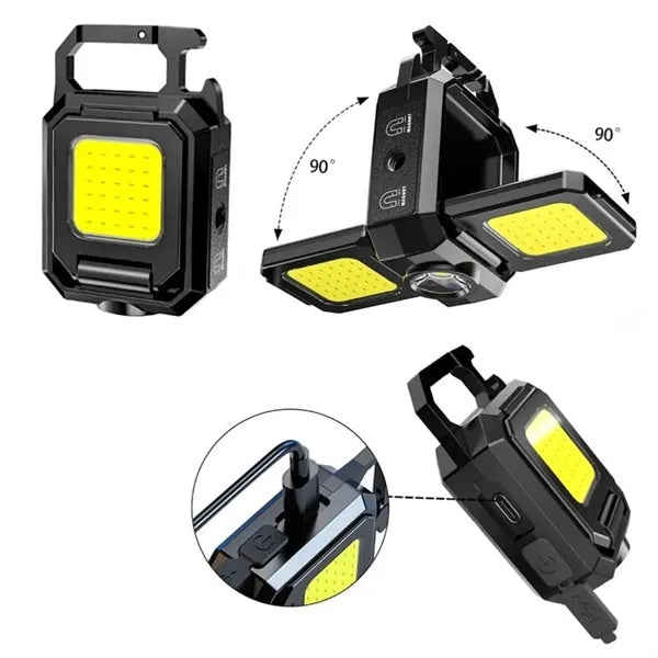 Ultra Bright Multi Function COB Work Light W/ Magnetic Base