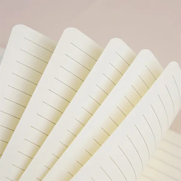 A5 Bamboo Pattern Notebook with PU Leather Cover