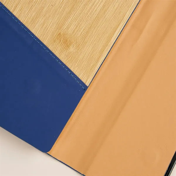 A5 Bamboo Pattern Notebook with PU Leather Cover