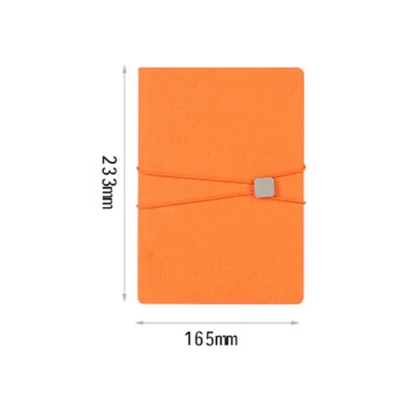 A5 PU Leather Binder Notebook with Elastic Strap