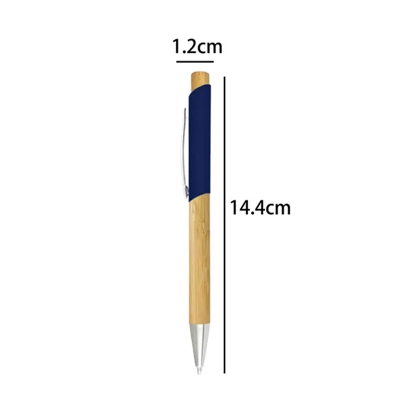 Retractable Bamboo Gel Ink Pen