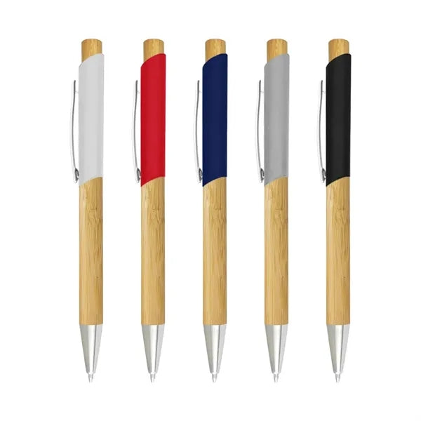 Retractable Bamboo Gel Ink Pen