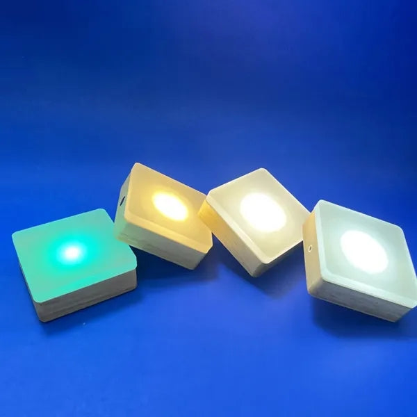 Wood Touch Night Light with Diffuser Panel USB Powered