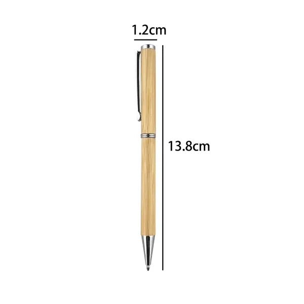 Retractable Bamboo Gel Ink Pen