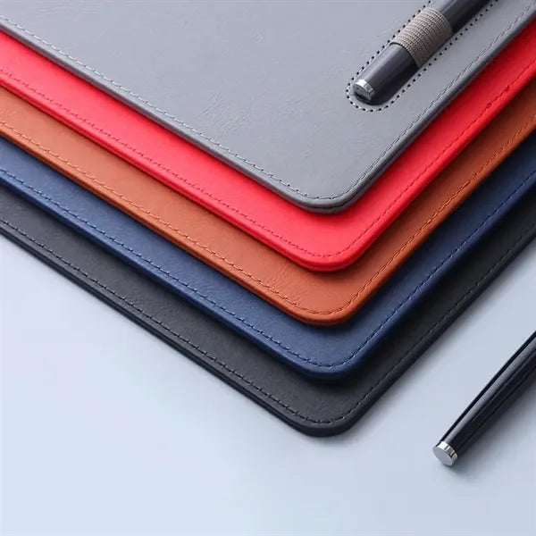PU Leather Magnetic Clipboard with Pen Holder