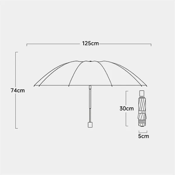 49" Folding UV Protection Golf Umbrella For Two