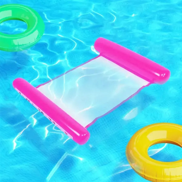 Inflatable Water Hammock Float for Pool and Beach Leisure