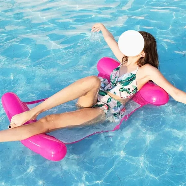 Inflatable Water Hammock Float for Pool and Beach Leisure