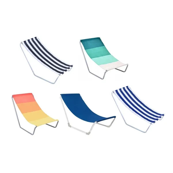 Portable Folding Canvas Sling Beach Chair Lounger