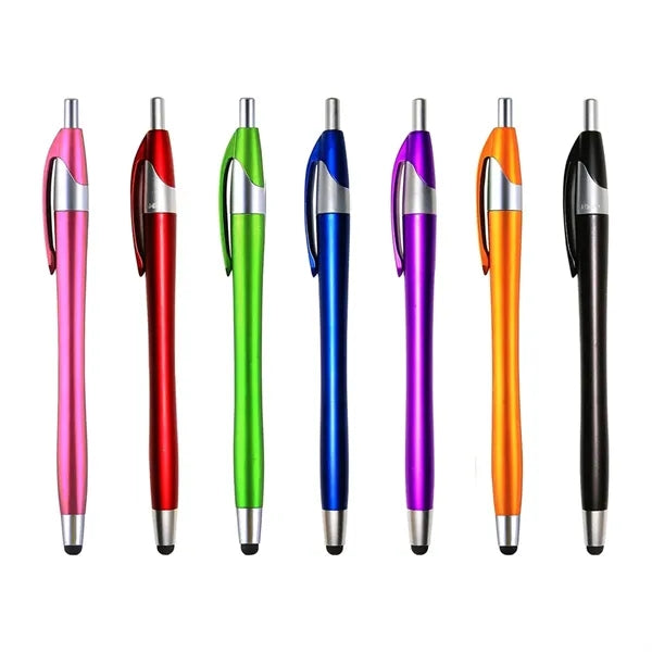 Retractable Capacitive Stylus Ballpoint Pen