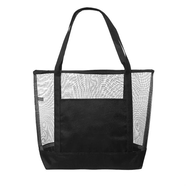 Lauderdale Mesh Beach Bag (2 Color Imprint)