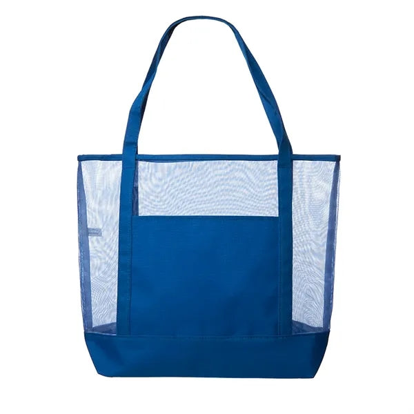 Lauderdale Mesh Beach Bag (2 Color Imprint)