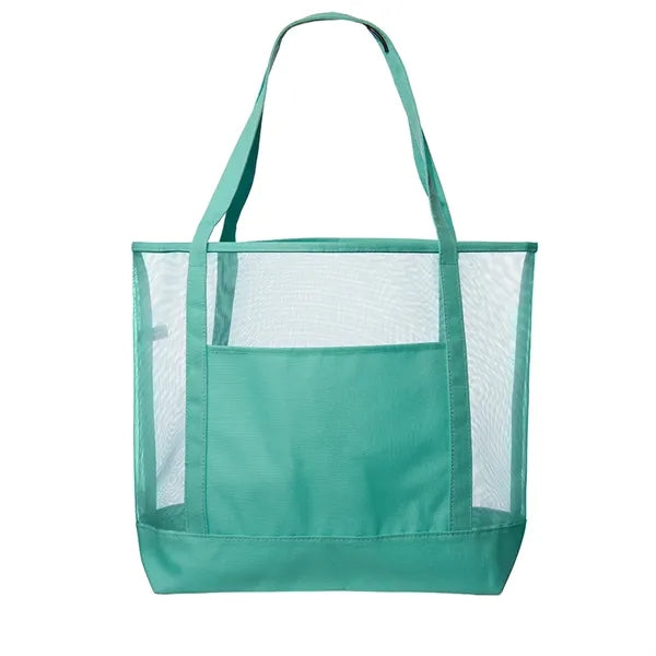 Lauderdale Mesh Beach Bag (2 Color Imprint)