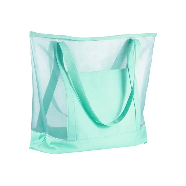Lauderdale Mesh Beach Bag (2 Color Imprint)