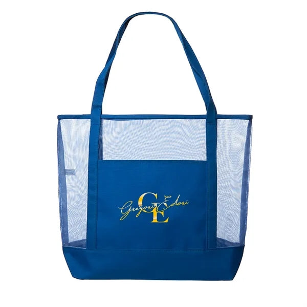Lauderdale Mesh Beach Bag (Full Color Imprint)