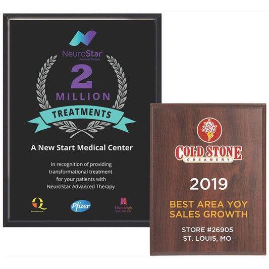 9" x 12" Full Color Direct Print Plaque