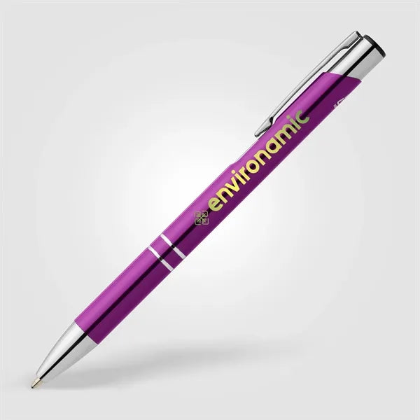Tres-Chic Recycled Aluminum Chrome Trim Pen -ColorJet