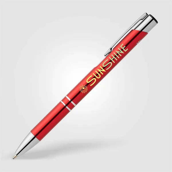 Tres-Chic Recycled Aluminum Chrome Trim Pen -ColorJet