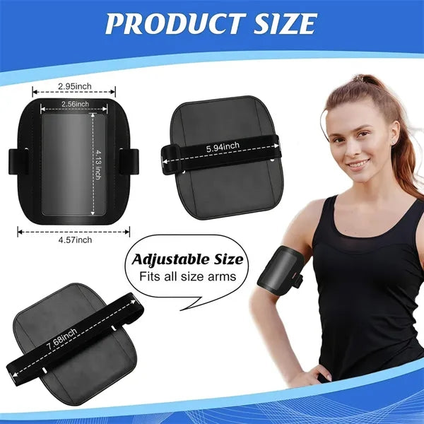 Adjustable Waterproof Arm Band Card Holder